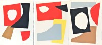 Lot 257 - John McLean (b1939-) ''ABSTRACT FORMS ON WHITE...