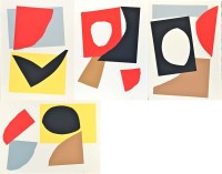 Lot 258 - John McLean (b1939-) ''ABSTRACT FORMS ON WHITE...