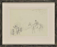 Lot 273 - Thomas ''Tom Carr'' (1912-1977) TWO HORSEMEN...