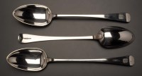 Lot 535 - Six Victorian gravy spoons, by Reid & Sons...