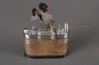Lot 1131 - A Ronson Art Deco 'Bar Tender' table lighter,...