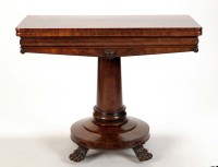 Lot 1408 - A William IV/early Victorian mahogany tea...