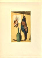 Lot 18 - Hans Escher (German b1918) ''HANGING PHEASANTS...