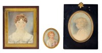 Lot 26 - † 19th Century British School MINIATURE BUST...