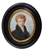 Lot 41 - After T*** Wheeler A MINIATURE BUST PORTRAIT...