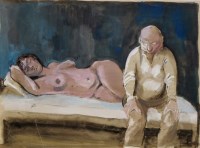 Lot 88 - Hans Escher (German b1918-) FEMALE NUDE...