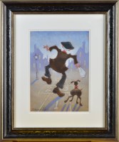 Lot 94 - Edward Tibbs (b.1942-) ''HOPPY DAYS'' signed...