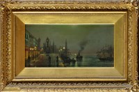 Lot 116 - Wilfred Jenkins (1857-1936) A DOCKSIDE...