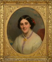 Lot 126 - † 19th Century English School A BUST PORTRAIT...