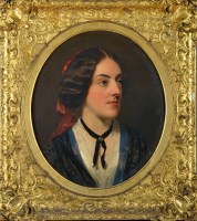 Lot 127 - † 19th Century English School PORTRAIT OF MRS....