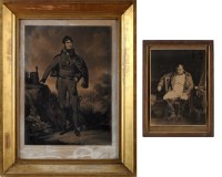 Lot 186 - † A 19th Century mezzotint print - ''The Hon....