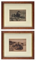 Lot 13 - Herbert Dicksee, RA, RE (1862-1942) ''THE...