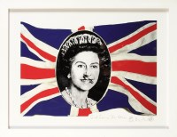 Lot 57 - Jamie Reid (1947-) ''GOD SAVE THE QUEEN (UNION...