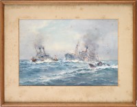 Lot 111 - Frank Watson Wood, snr. (1862-1953) ''SALVAGED'...
