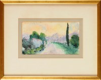 Lot 180 - Adrian Ryan (1920-1998) ''SUNSET PROVENCE''...