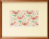 Lot 206 - Enid Marx, RDI (1902-1998) ''RED COCKERELS''...