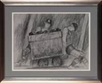 Lot 211 - Tom Dack (b1933-) ''PUTTING A TUB BACK ON THE...