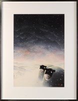 Lot 215 - Mackenzie Thorpe (1956-) ''SKYLARK ASCENDING...