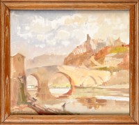 Lot 231 - Jack Merriott (20th Century) A RIVER LANDSCAPE...