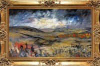 Lot 234 - Colin Moss (1948-) A BORDER LANDSCAPE UNDER A...