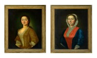 Lot 274 - English School A BUST PORTRAIT OF A WOMAN...