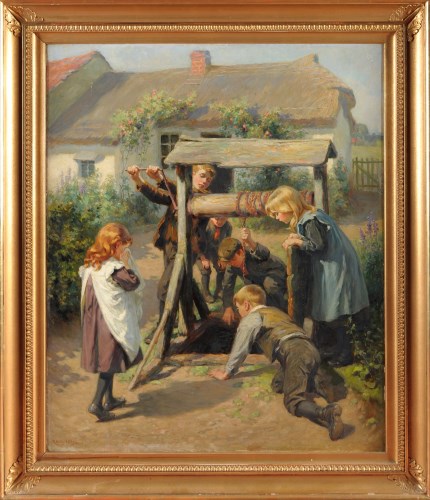 Lot 294 - Ralph Hedley, RBA (1848-1913) ''DING DONG BELL...