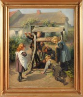 Lot 294 - Ralph Hedley, RBA (1848-1913) ''DING DONG BELL...