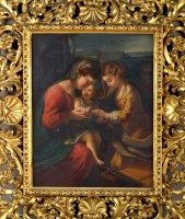 Lot 306 - 19th Century Italian School THE MADONNA AND...
