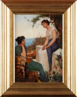 Lot 311 - Oliver Rhys (fl.1876-1893) AN ANCIENT GRECIAN...