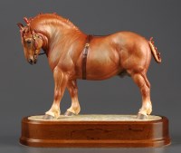 Lot 449 - Royal Worcester: ''Suffolk Stallion ''...