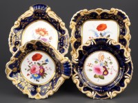 Lot 457 - A part dessert service, Machin/Ridgway, circa...