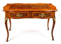 Lot 1113 - A decorative South German walnut and cube...