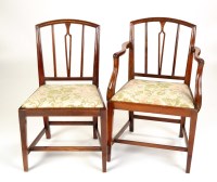 Lot 1158 - A Harlequin set of six single and two arm very...