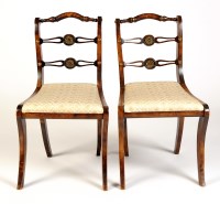 Lot 1176 - A pair of stained beech early 19th Century...
