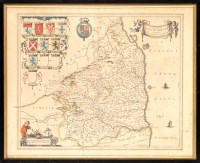 Lot 1 - Johannes Blaeu (Dutch 1596-1673) ''COMITATUS...