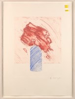 Lot 33 - William Tillyer (1938-) ''UNTITLED'' - RED...