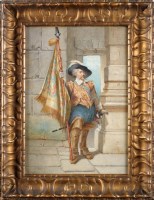Lot 50 - George Cattermole (1800-1868) ''THE STANDARD...