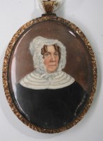 Lot 52 - 19th Century British School MINIATURE BUST...