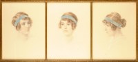 Lot 56 - 20th Century British School A TRIPLE PORTRAIT...