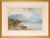 Lot 99 - Emil Axel Krause (1867-1945) ''ON LOCH ARKLET,...