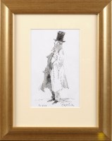 Lot 124 - John Hogarth (1935-) ''DR. GIBB'' signed and...