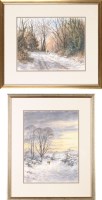 Lot 143 - J*** Hush (Contemporary) WINTER LANDSCAPES...