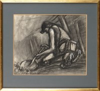 Lot 155 - Norman Stansfield Cornish (1919-) ''MINER AT...