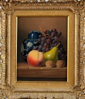 Lot 203 - Brian Davies (1942-) ''STILL-LIFE WITH CHINESE...