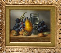 Lot 204 - Brian Davies (1942-) ''STILL-LIFE OF BLACK...