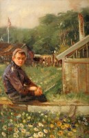 Lot 220 - John William Gilroy (1868-1944) ''ALLOTMENTS...