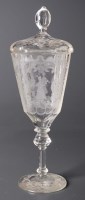 Lot 271 - A Facon de Venise covered goblet, circa 1930,...
