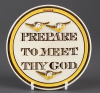 Lot 305 - A circular religious plaque, circa 1825,...