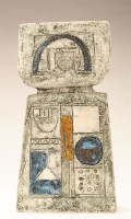 Lot 328 - A Troika 'Double Base' vase, 1970's, 14in....