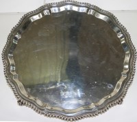 Lot 487 - An Elizabeth II salver, by J.B. Chatterley &...
